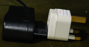 UK charger and adapter